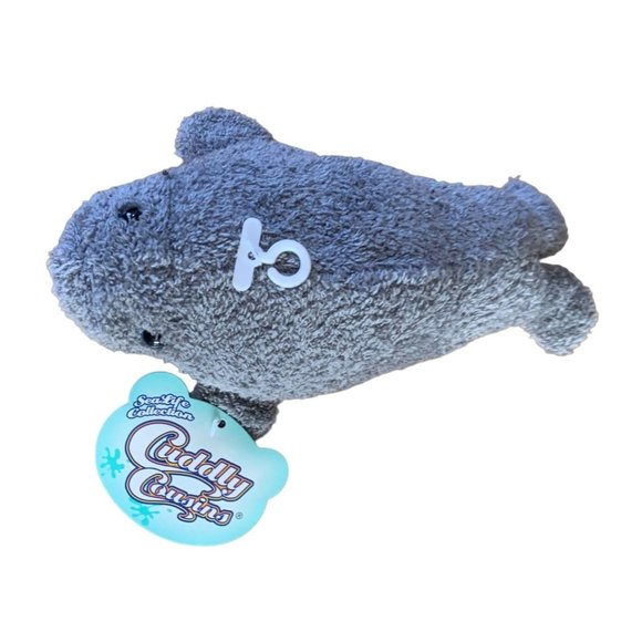 New Sealife Collection Cuddly Cousins Gray Manatee Plush Stuffed Animal Toy 9 in - Picture 1 of 3